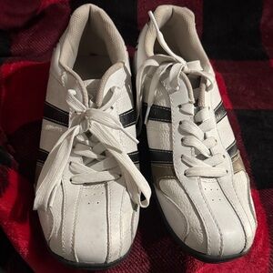 Perry Ellis White and Black Sneakers